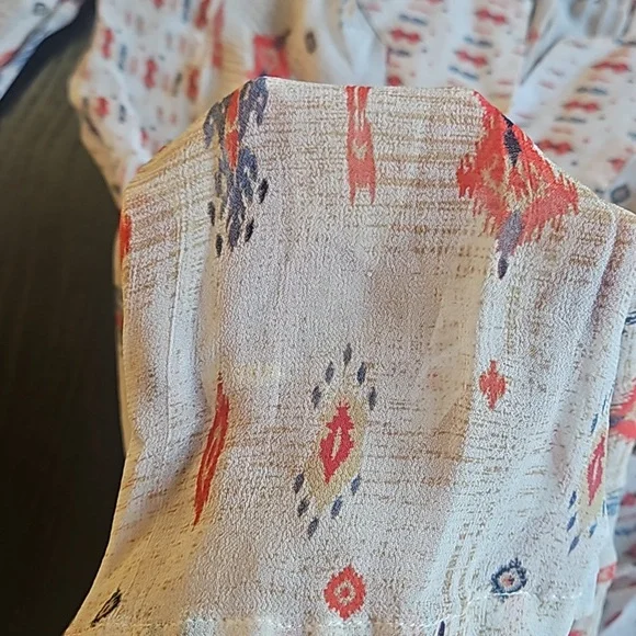 Lucky Brand Boho Aztec Blouse - Picture 4 of 5